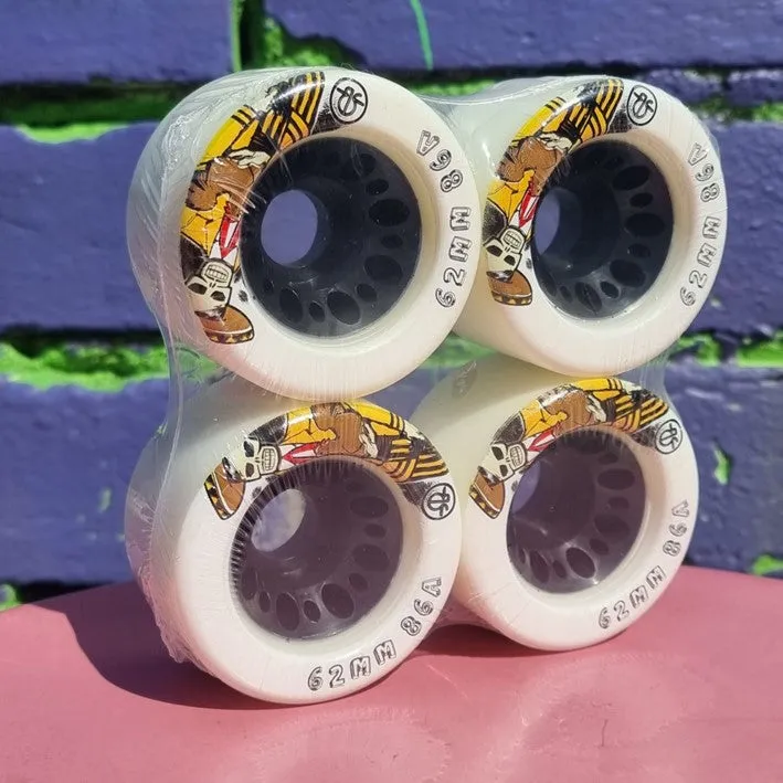 Rollerbones Day of the Dead Wheels 86A - 4 pack