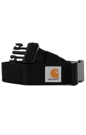 Rugged Flex Nylon Webbing Belt - Black