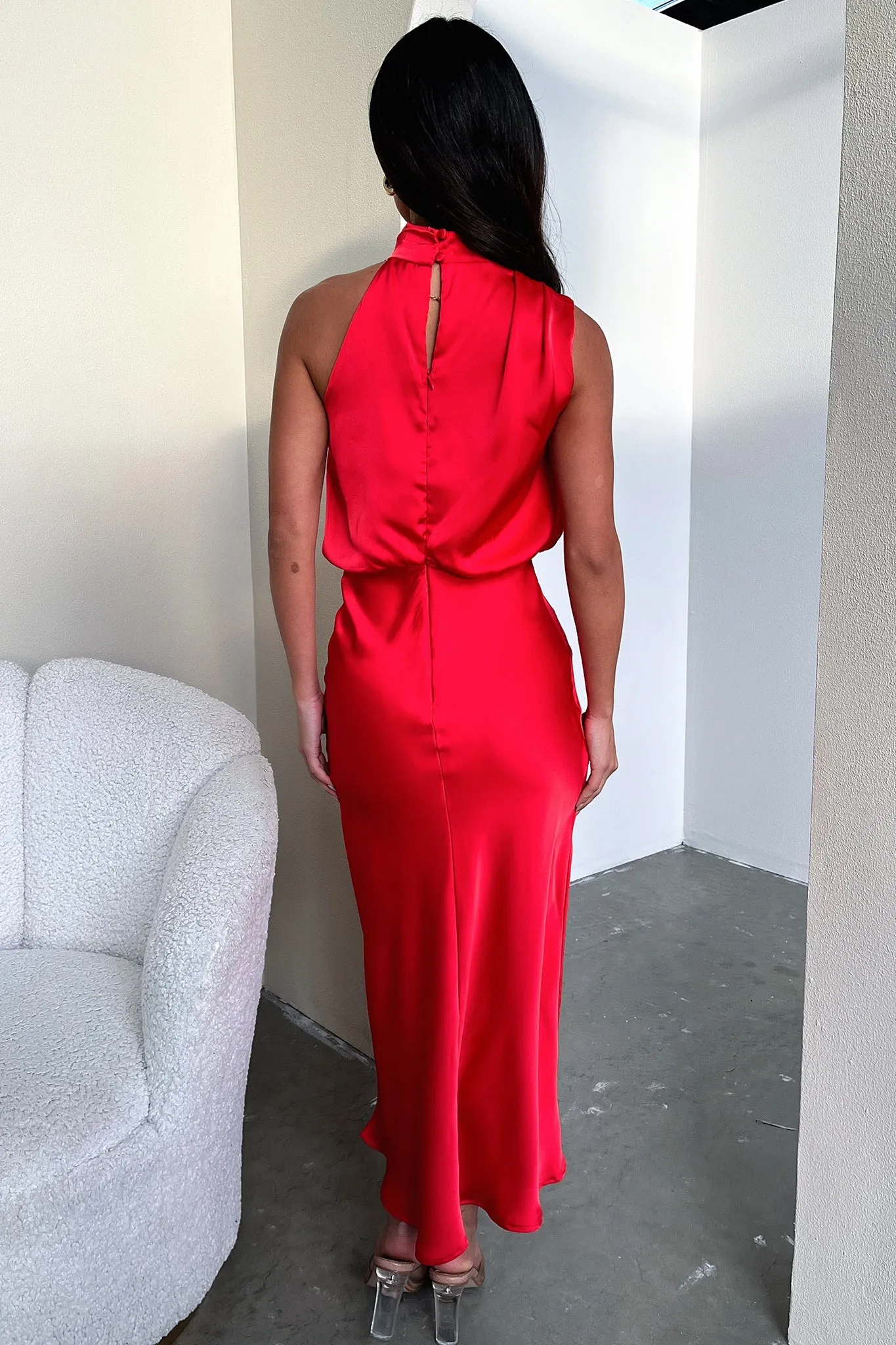 Santorini Maxi Dress - Red