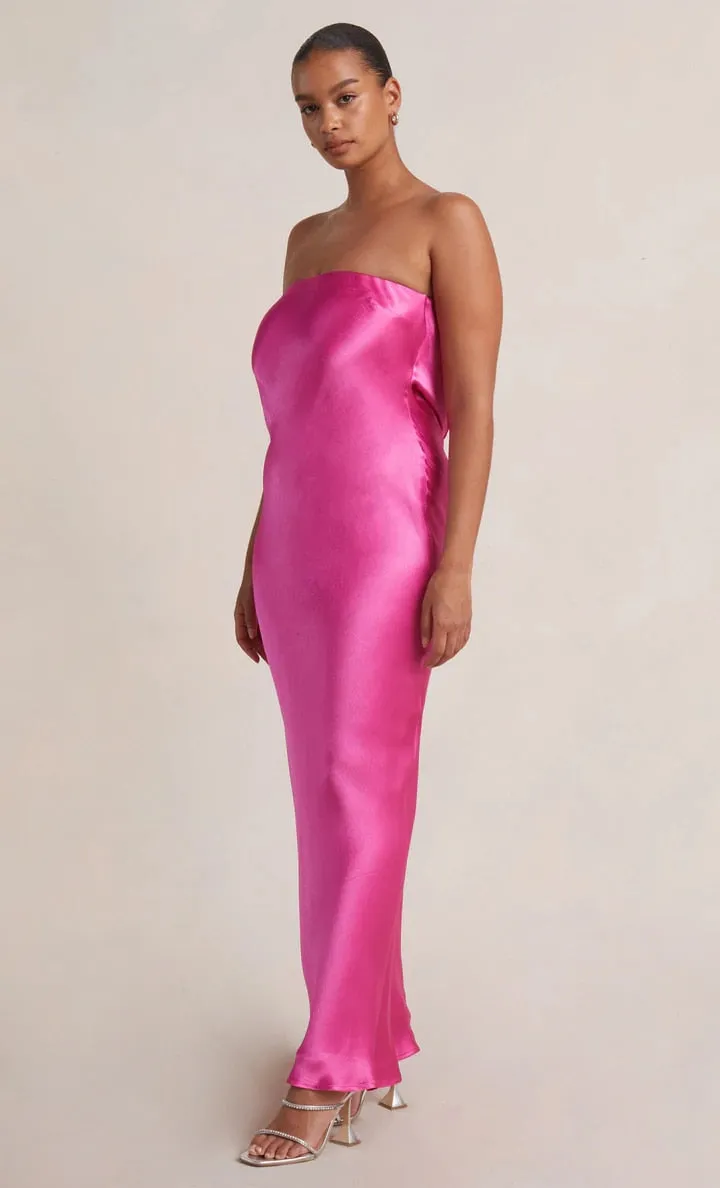 Satin Tube Stylish Maxi Dress