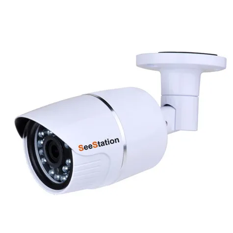 SeeStation (Hybrid) CHYB1010AF1-AW Bullet Camera, 720P, 4 in 1 Technology, TVI AHD CVSB Standard Analog