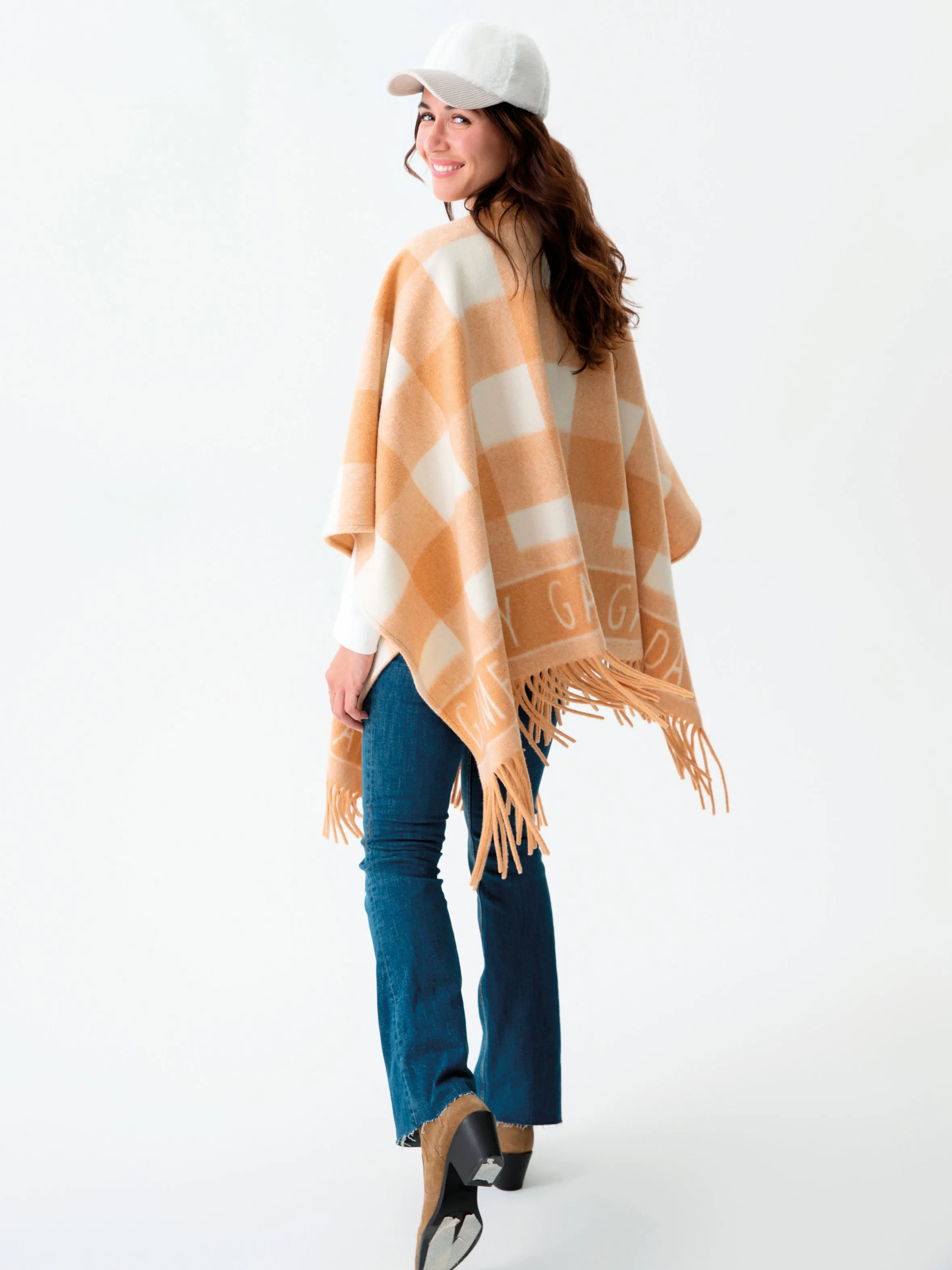 Shiraleah Callie "Game Day" Cape, Tan