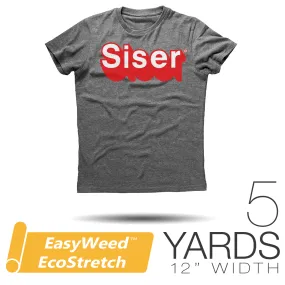 Siser EASYWEED ECOSTRETCH Heat Transfer Vinyl - 12" x 5 Yards