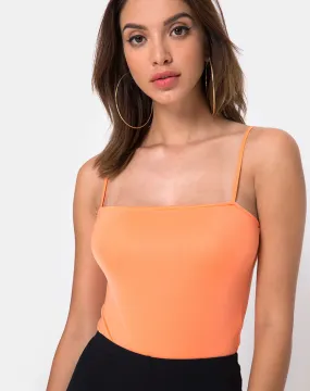 Sol Bodice in Fluro Orange