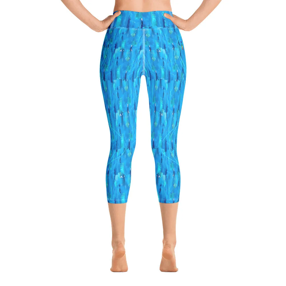 Sound High Waist Yoga Capri Leggings