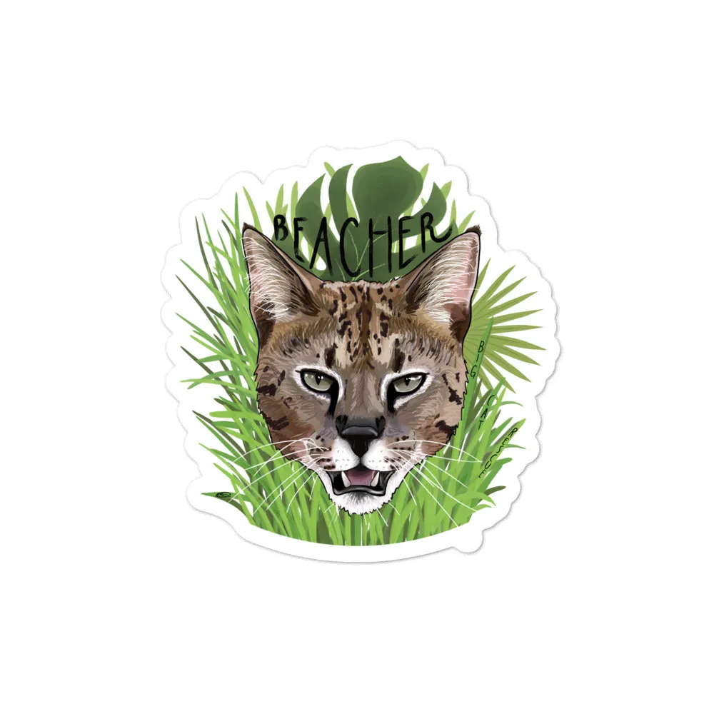 Sticker - Beacher Savannah Cat