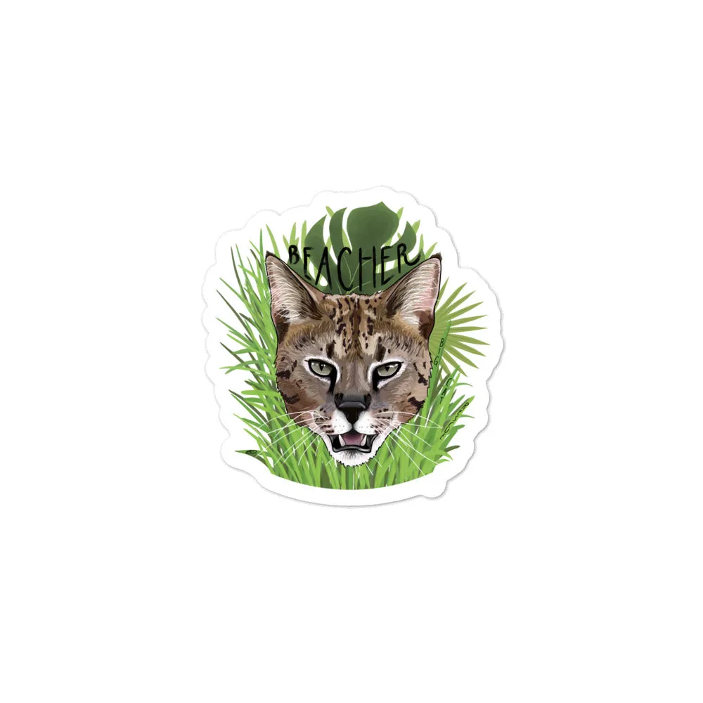 Sticker - Beacher Savannah Cat