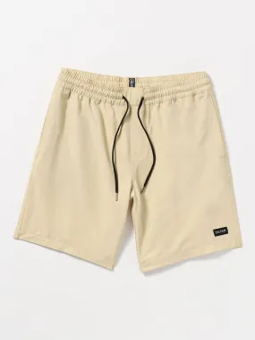 Stones Hybrid Elastic Waist Short 18" - Sand