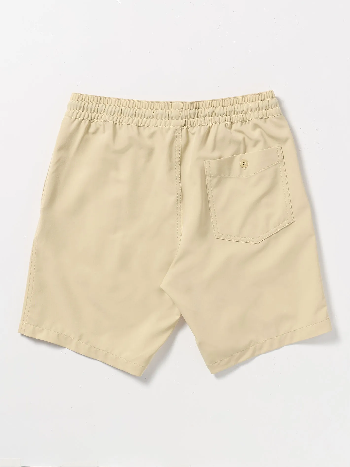 Stones Hybrid Elastic Waist Short 18" - Sand