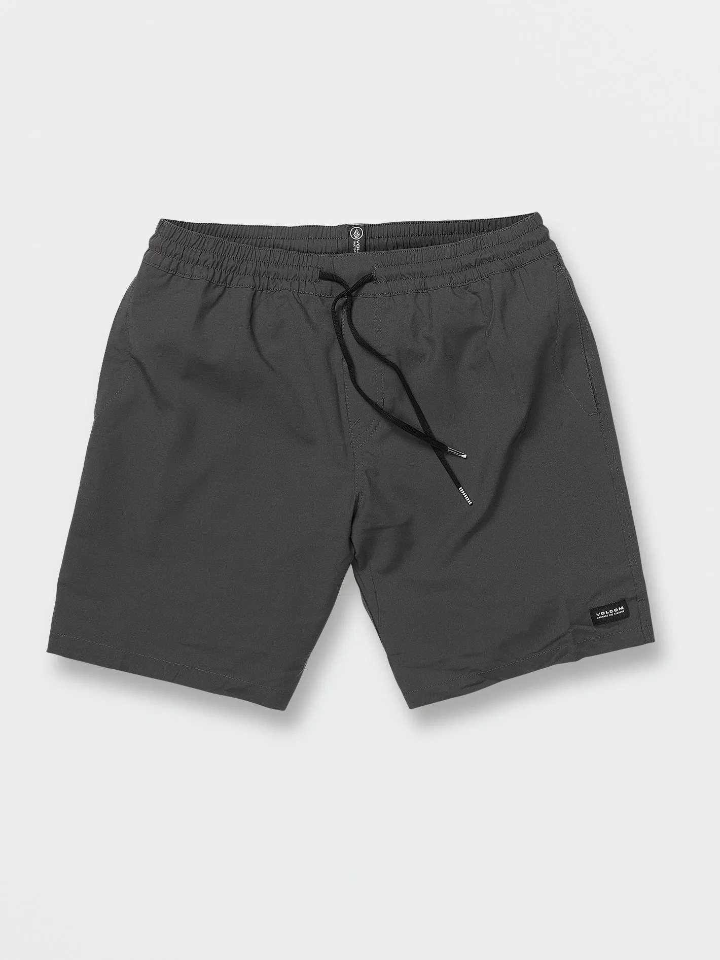 Stones Hybrid Elastic Waist Shorts - Asphalt Black