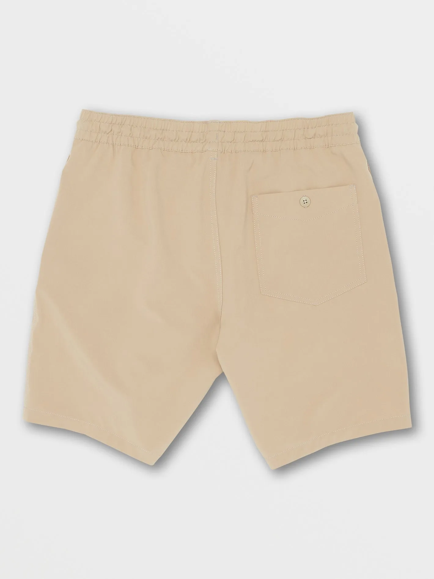 Stones Hybrid Elastic Waist Shorts - Khaki