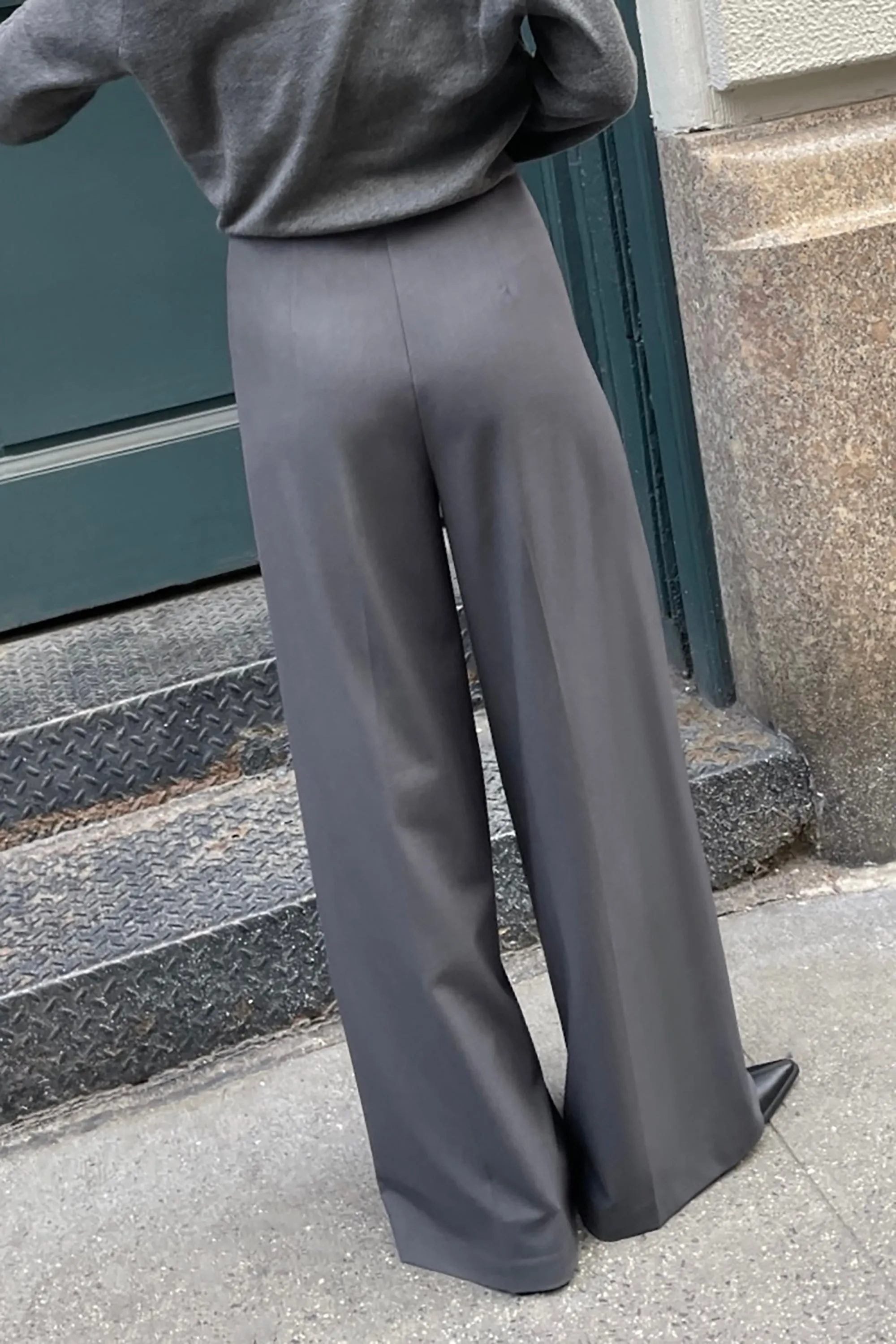 SUPER HIGH-RISE WIDE LEG SUITING PANT