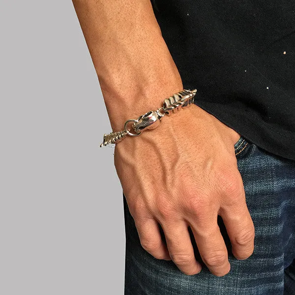 The Dinosaur Sterling Silver Bracelet