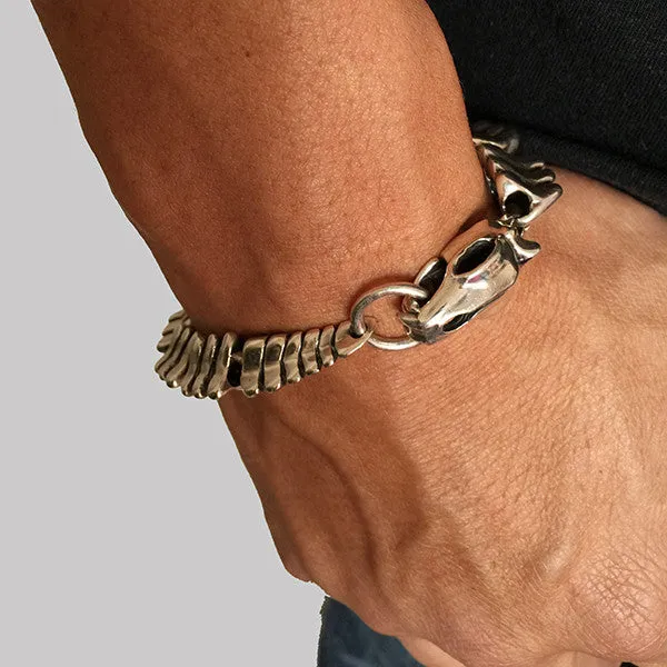 The Dinosaur Sterling Silver Bracelet