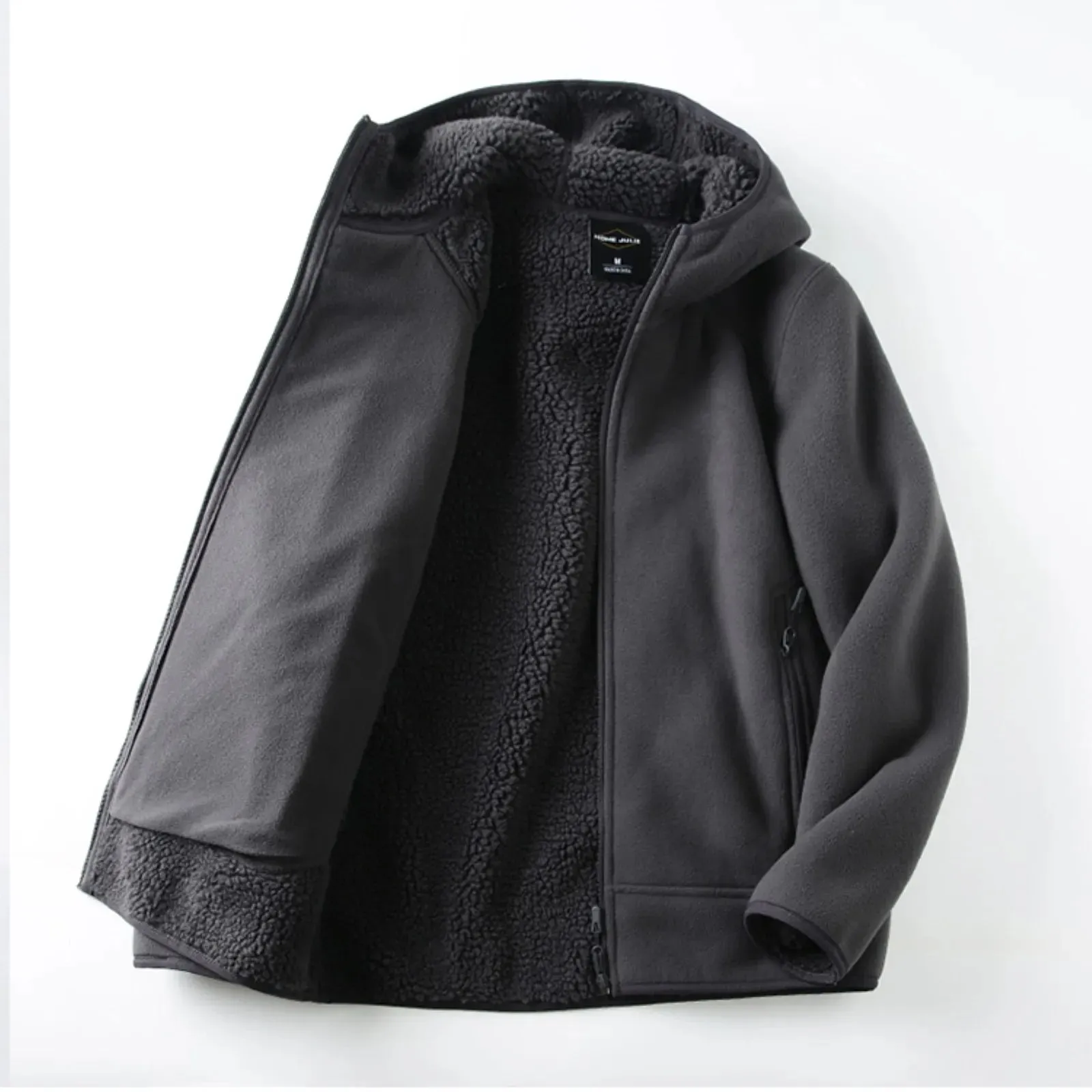 THERMAL HOODED FLEECE JACKET