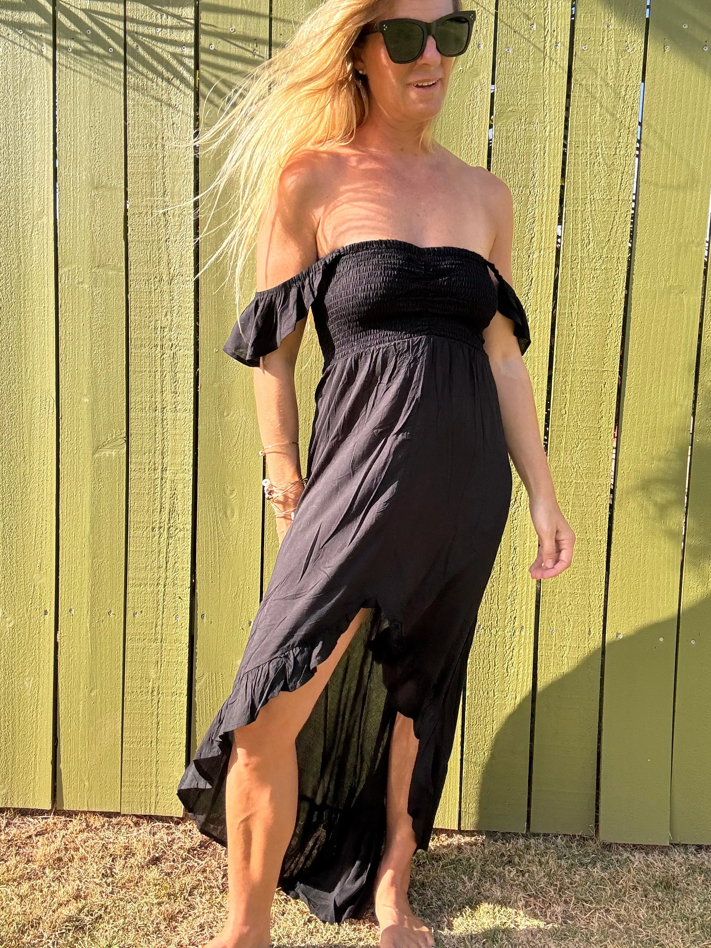 TIARE Brooklyn maxi dress-Black