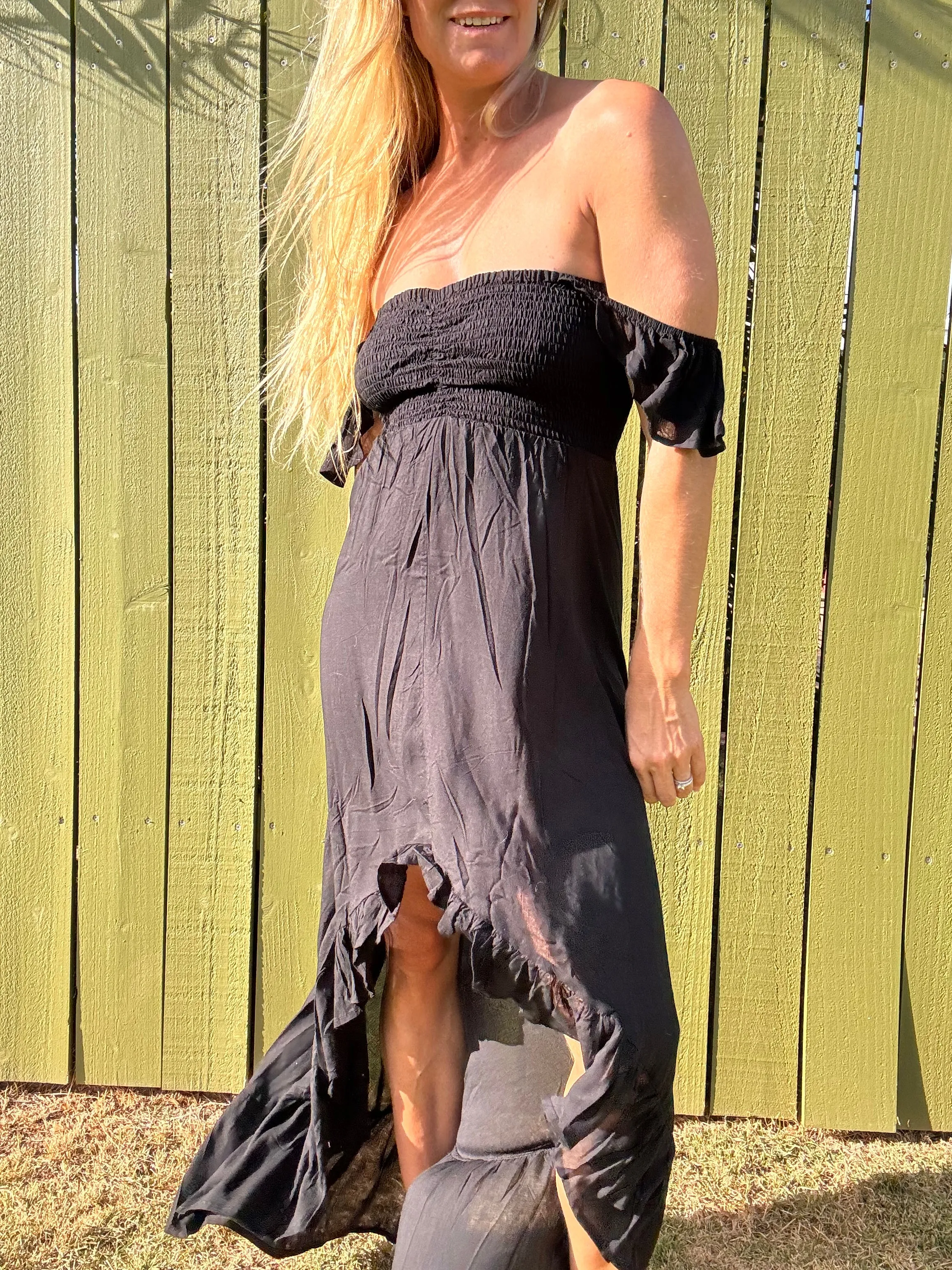 TIARE Brooklyn maxi dress-Black