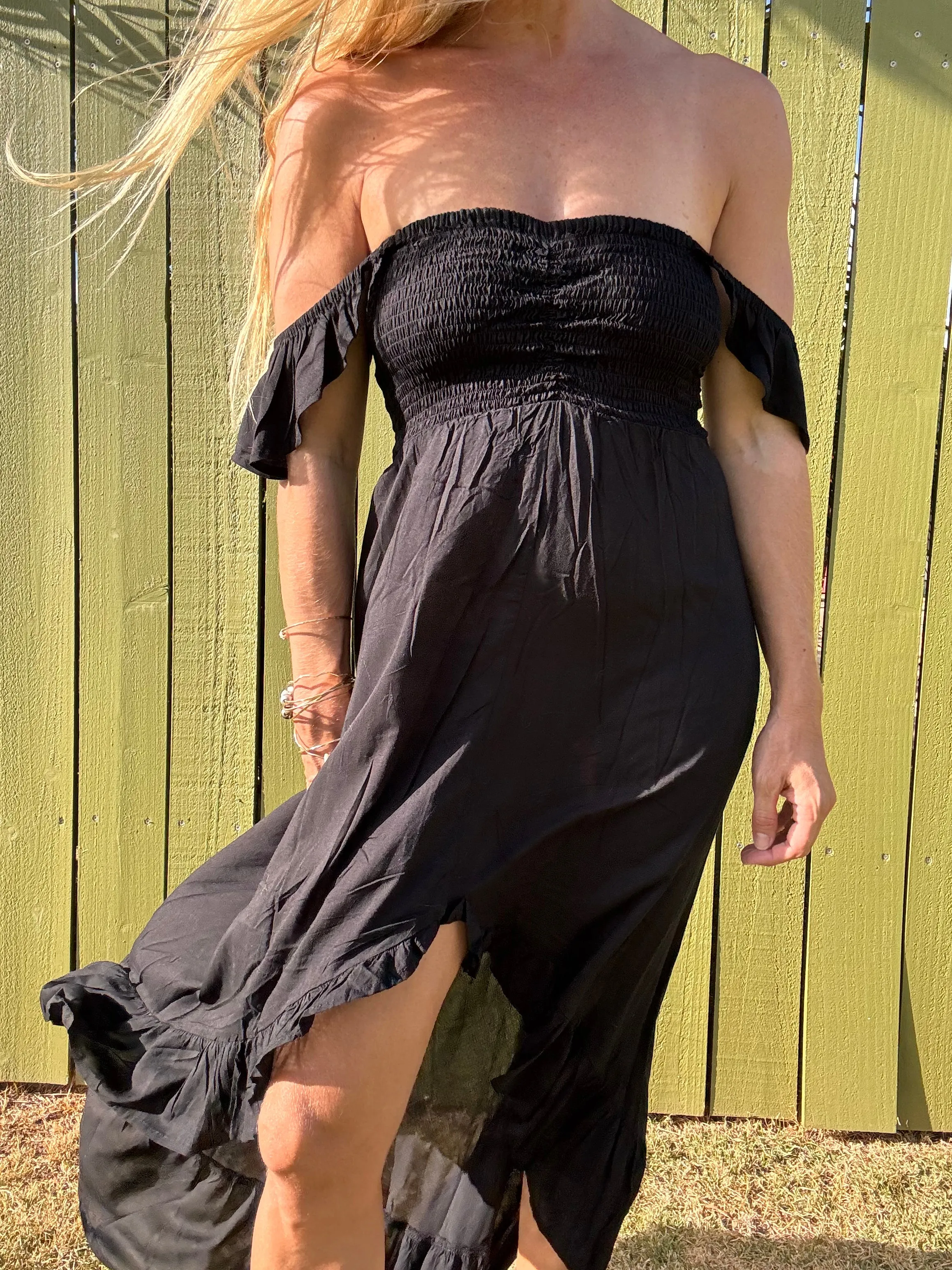 TIARE Brooklyn maxi dress-Black