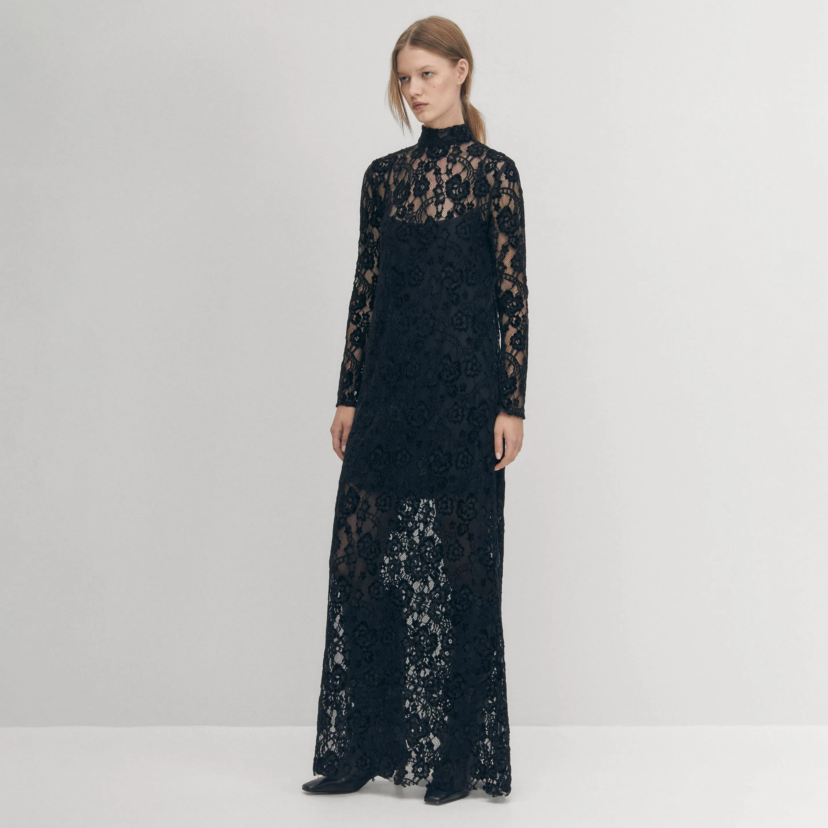 Tiban Lace Black Dress