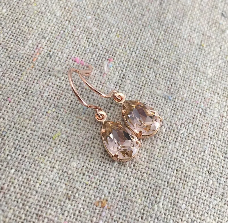 Tiny Pear Dangling Earrings