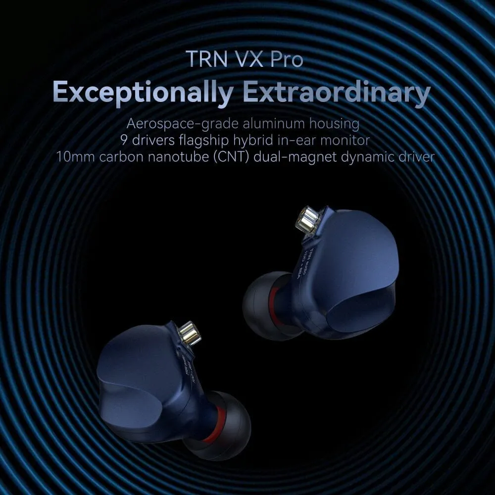 TRN VX Pro 9 Drivers Flagship Hybrid In-Ear Monitor