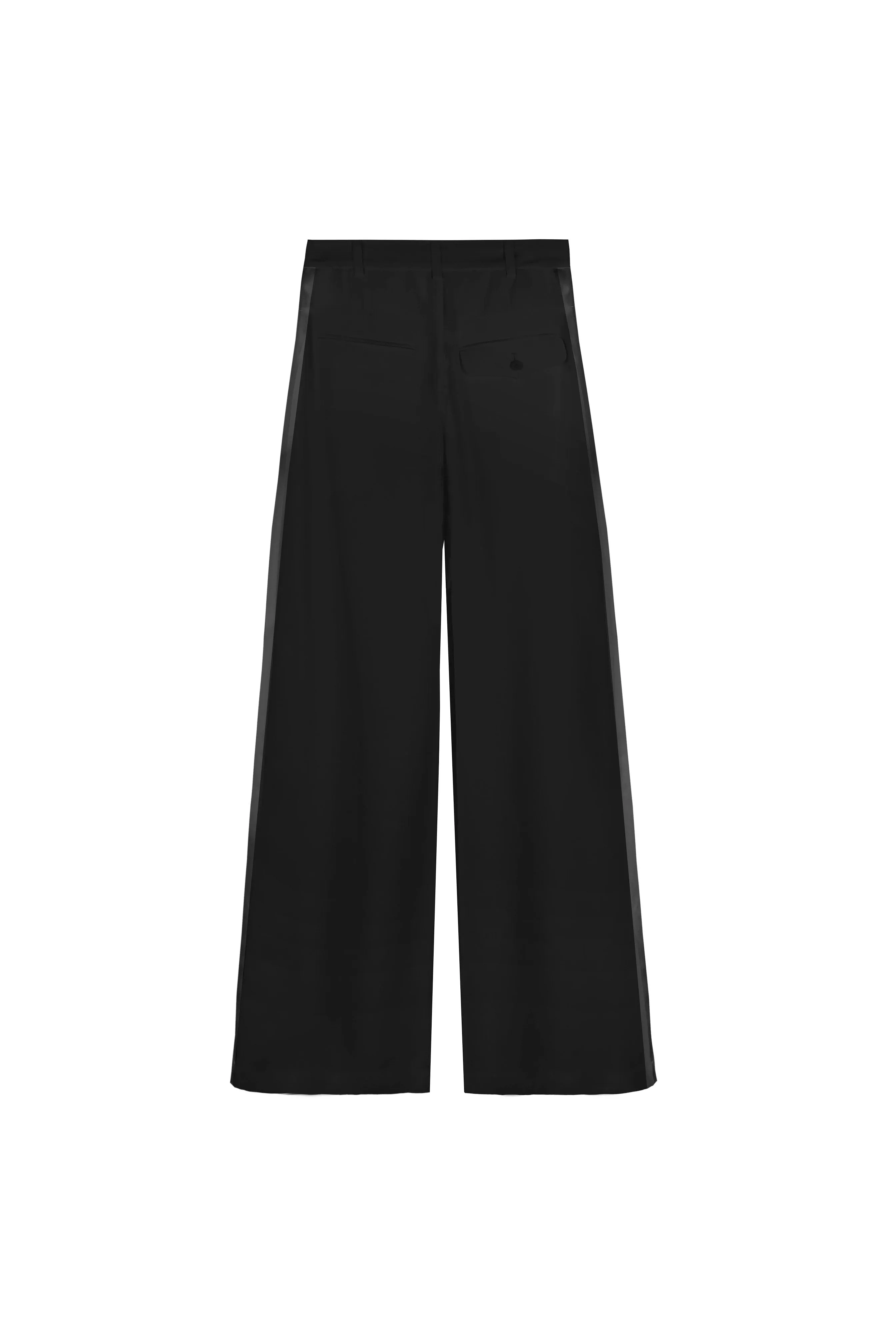 Tuxedo Silk Sun Pants - Black