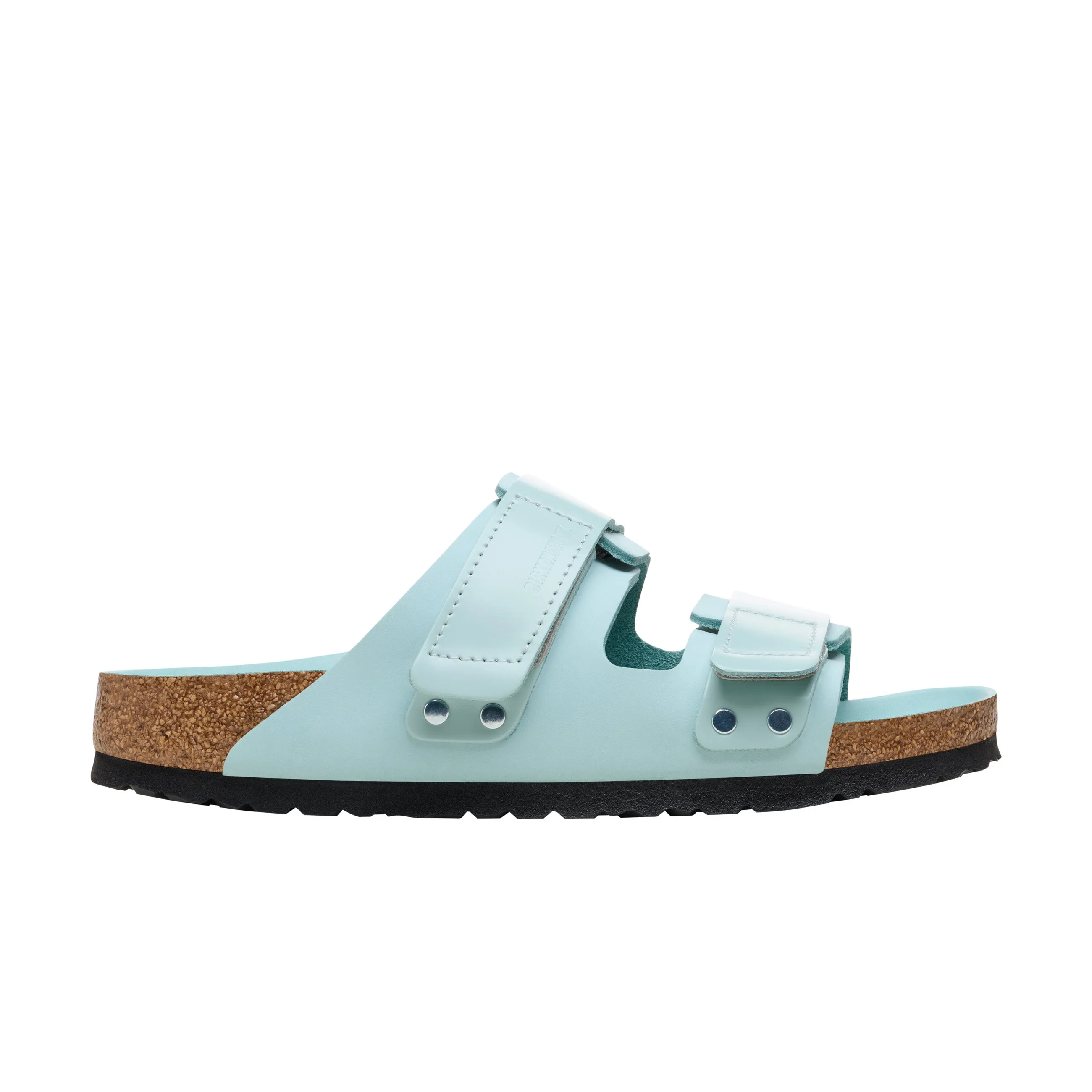 Uji High Shine Surf Green Nubuck Leather