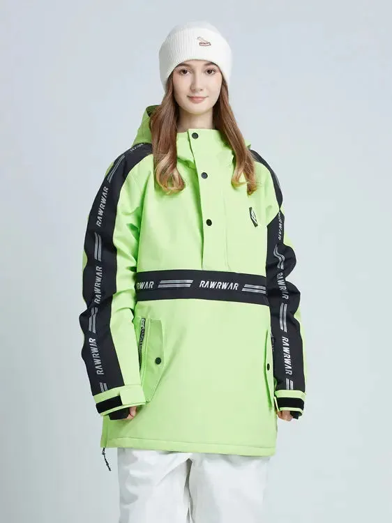 Unisex Reflective Snowboard Ski Anorak Insulated Jacket