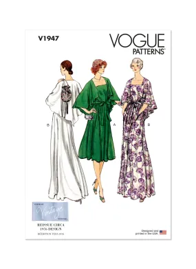 Vogue V1947 Misses Dress