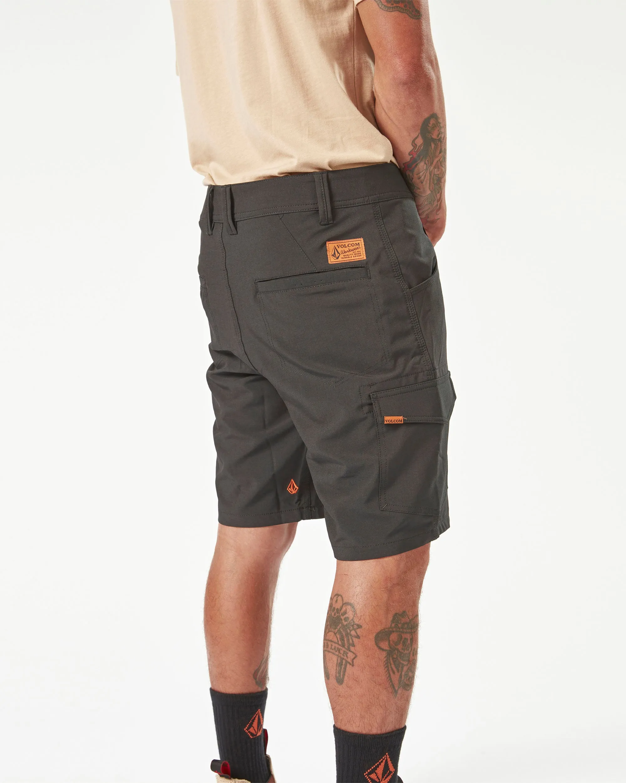 Volcom Workwear Slab Hybrid Shorts - Black