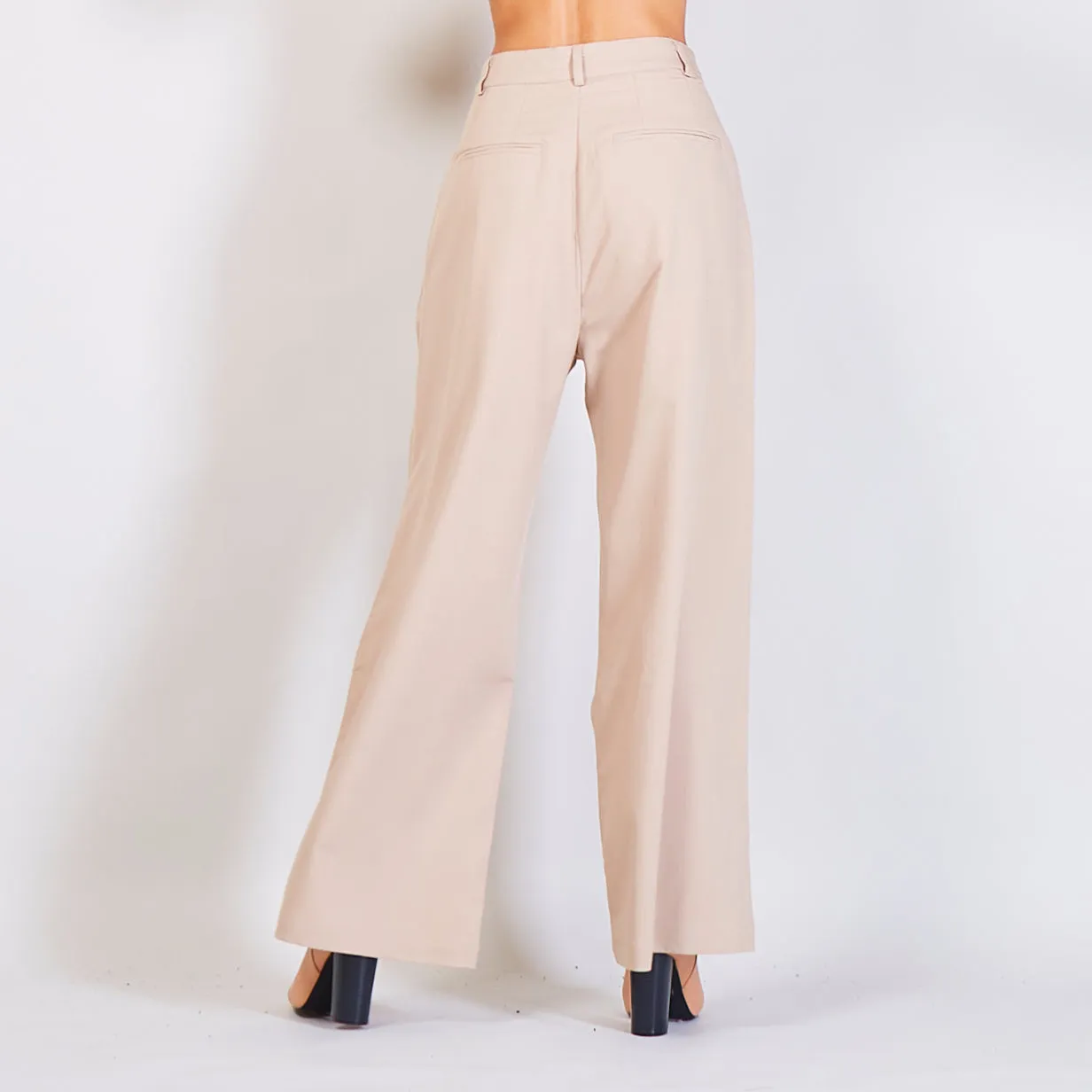 Wholesale high waist straight leg pants