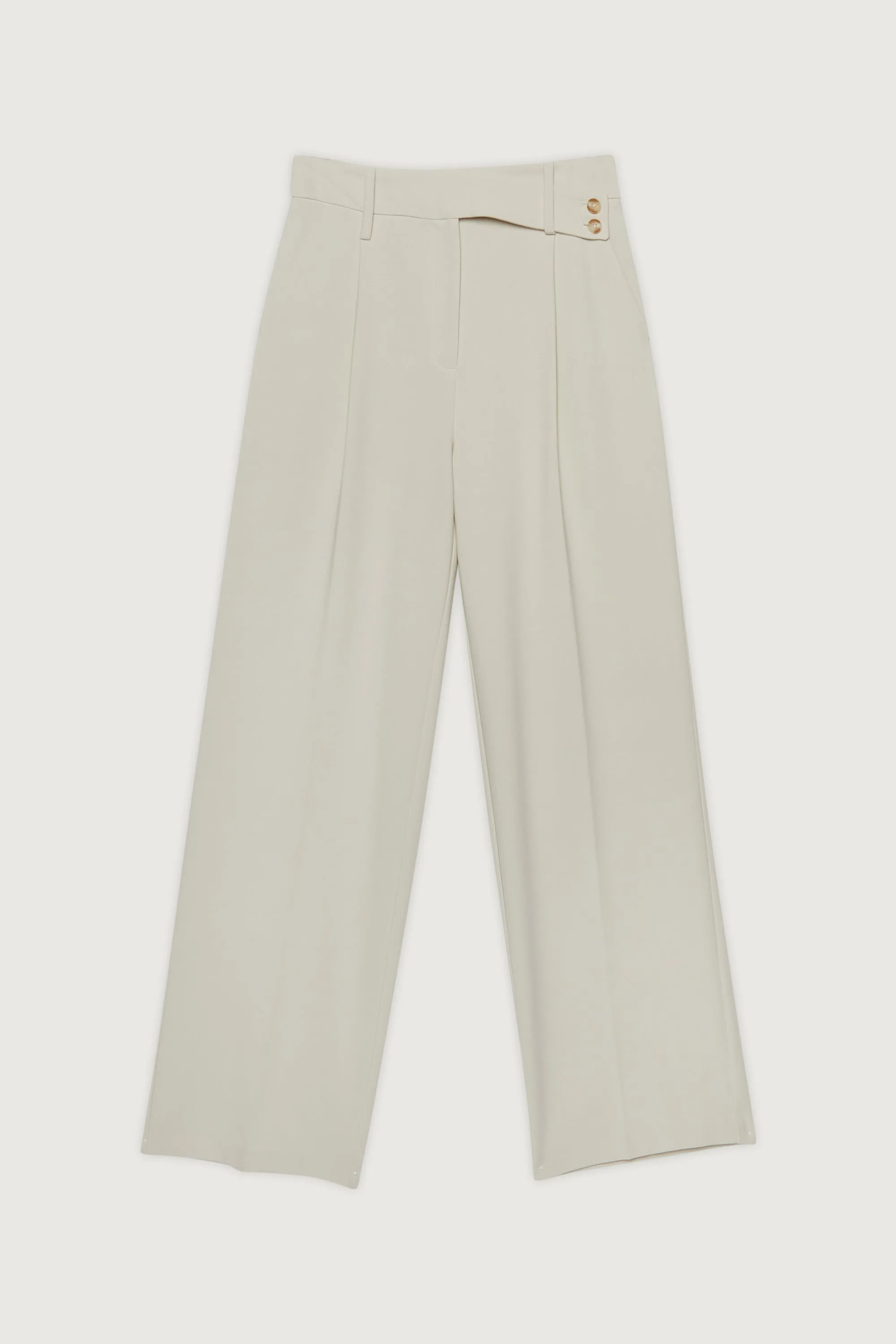 WIDE LEG CROSSOVER PANT