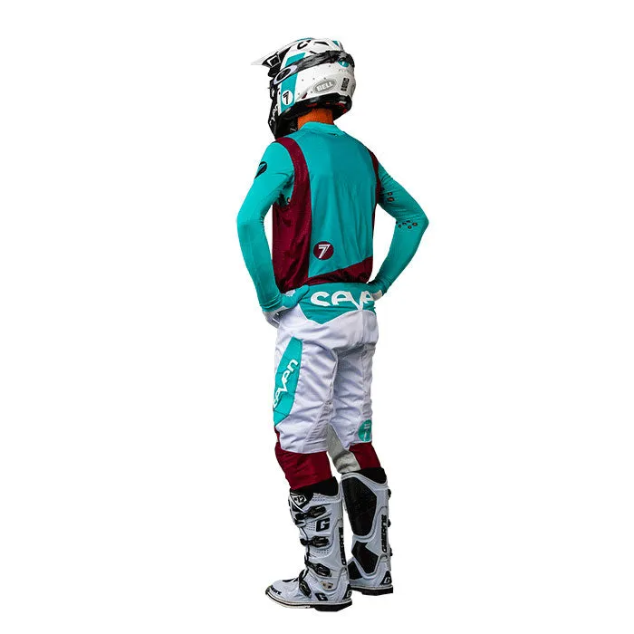 Zero Flite Pant - Maroon/Aqua Lite