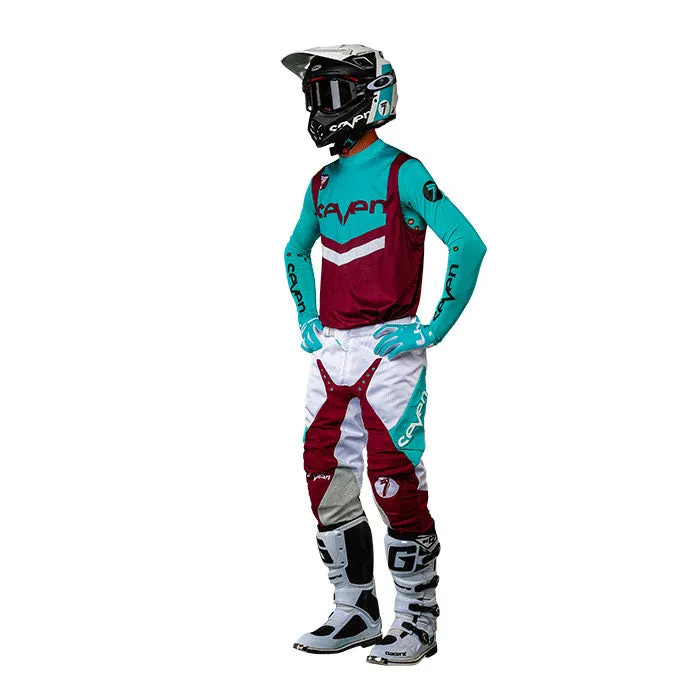 Zero Flite Pant - Maroon/Aqua Lite