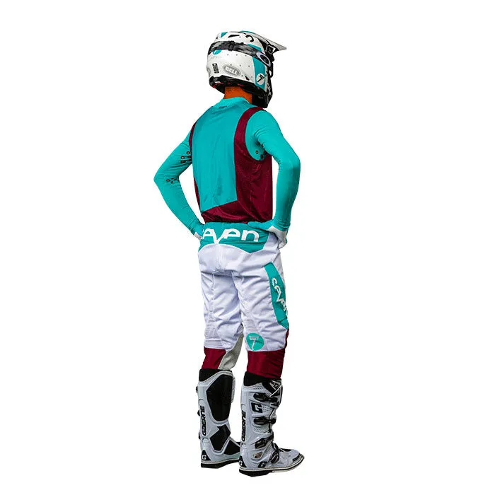 Zero Flite Pant - Maroon/Aqua Lite