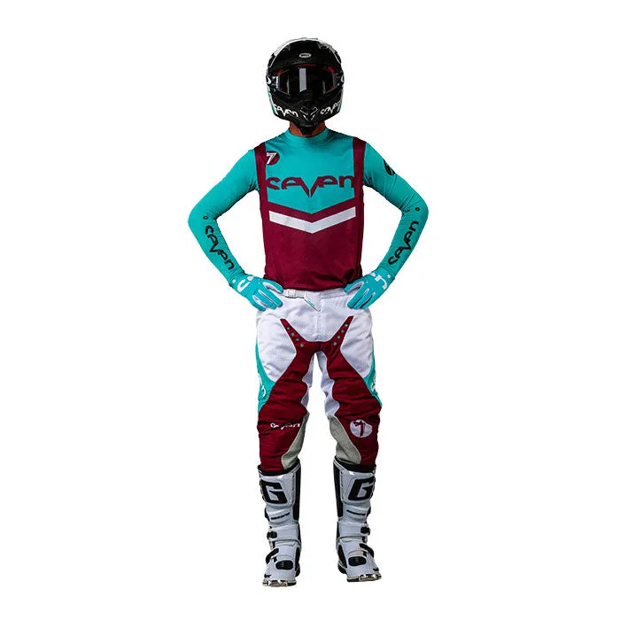 Zero Flite Pant - Maroon/Aqua Lite