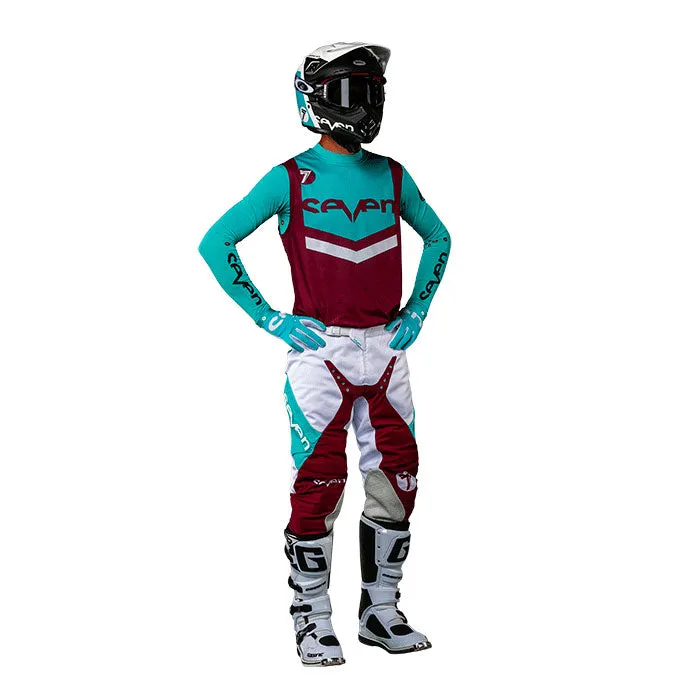 Zero Flite Pant - Maroon/Aqua Lite