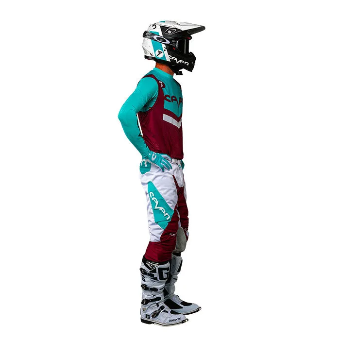 Zero Flite Pant - Maroon/Aqua Lite