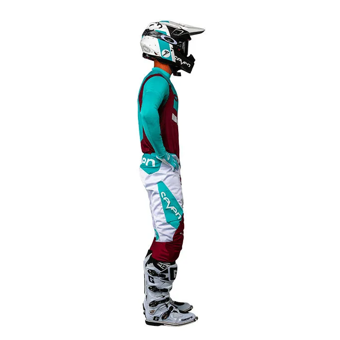 Zero Flite Pant - Maroon/Aqua Lite