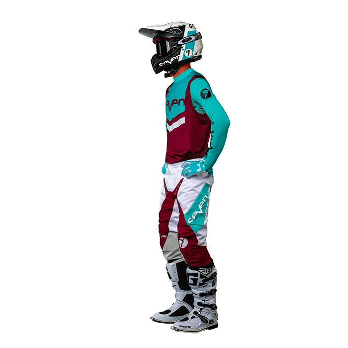 Zero Flite Pant - Maroon/Aqua Lite